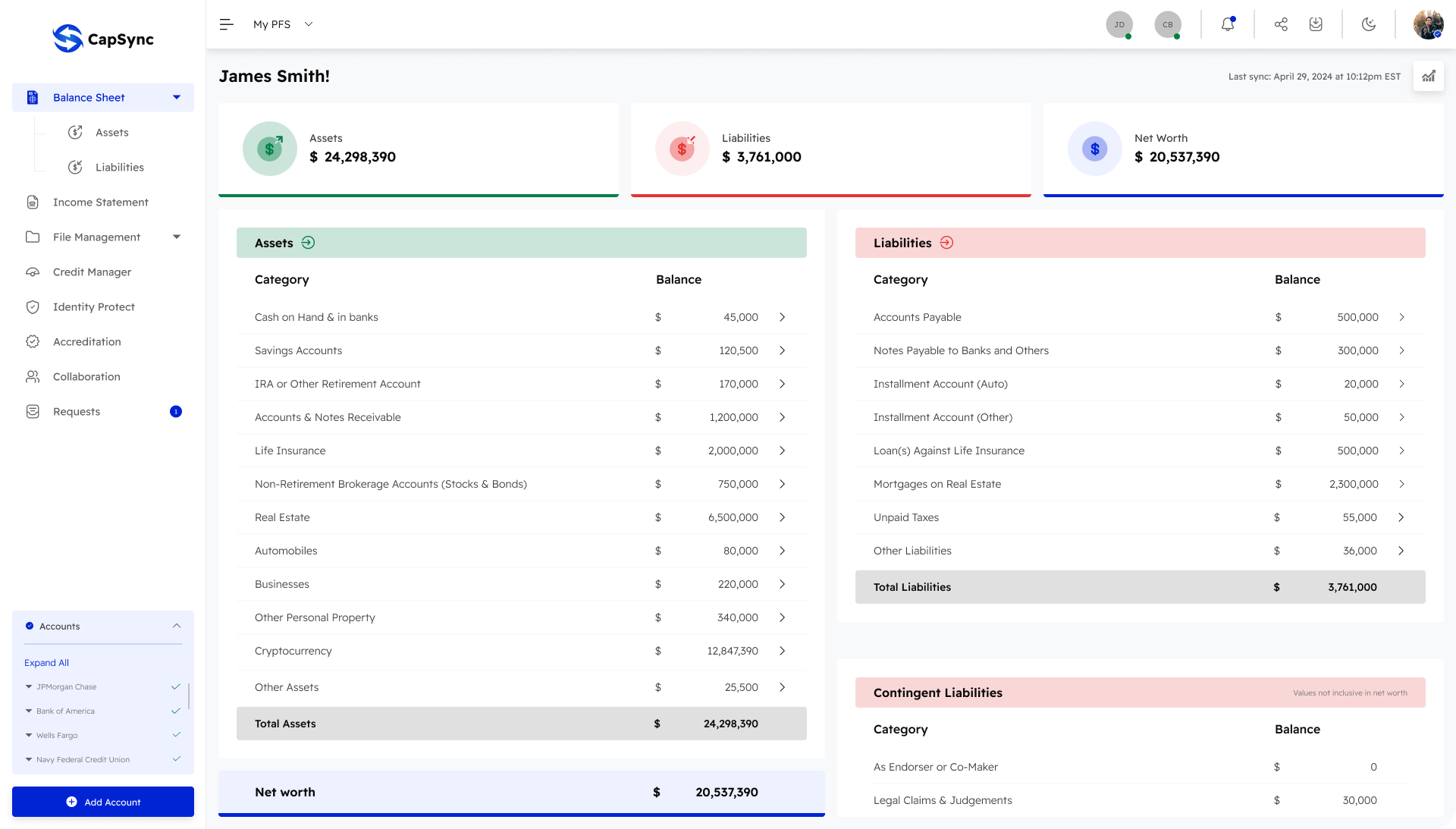CapSync LLC, Finance image